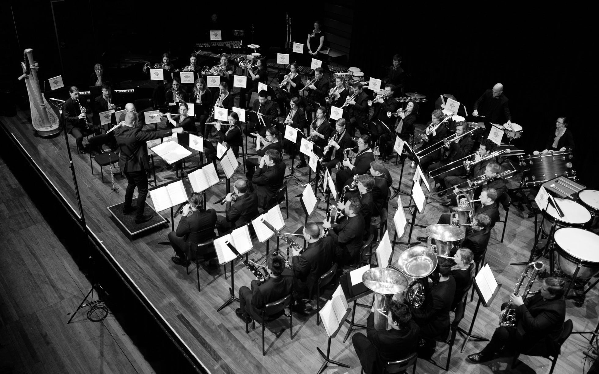 North Shore Wind Symphony performing as a full ensemble
