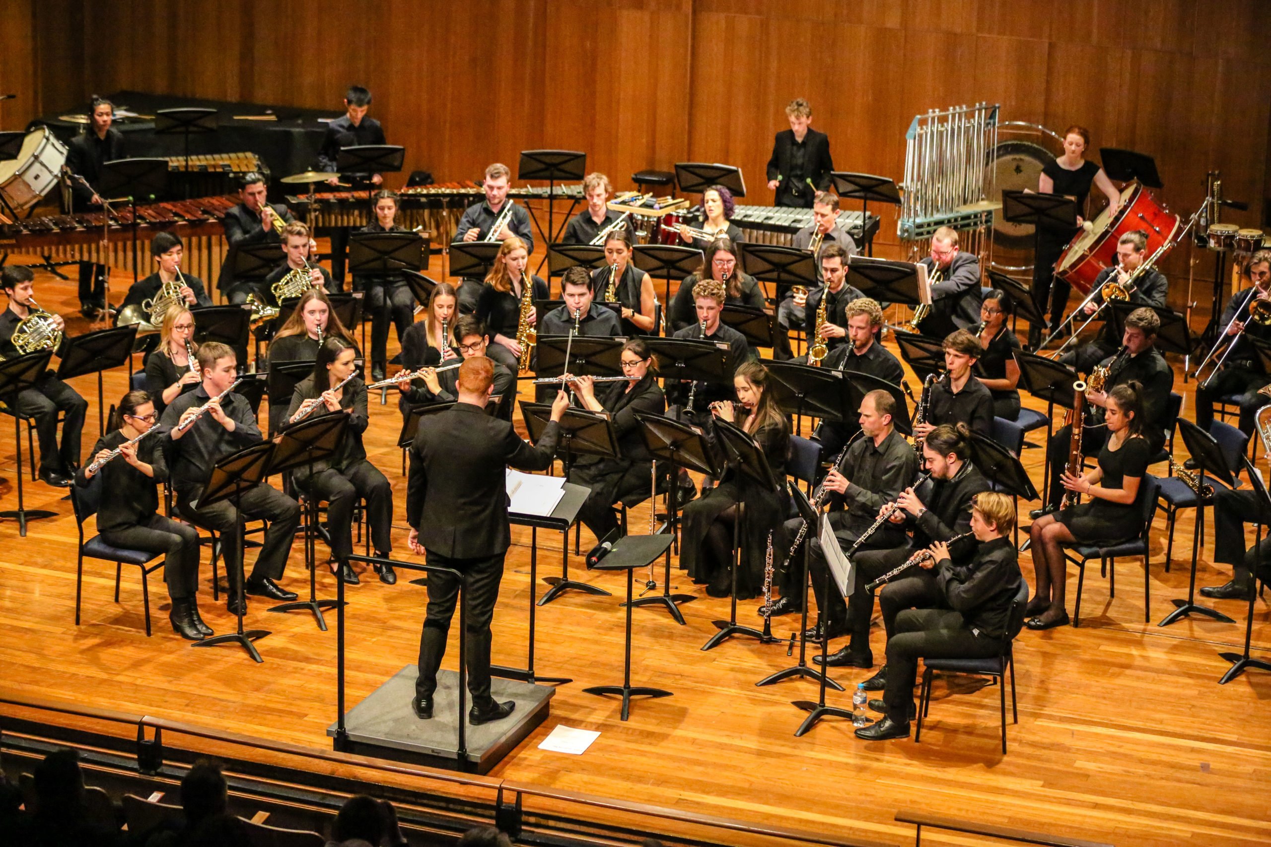 North Shore Wind Symphony members performing