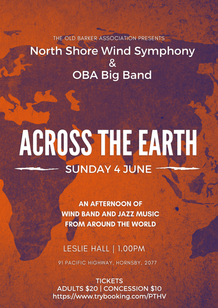 Across the Earth concert poster