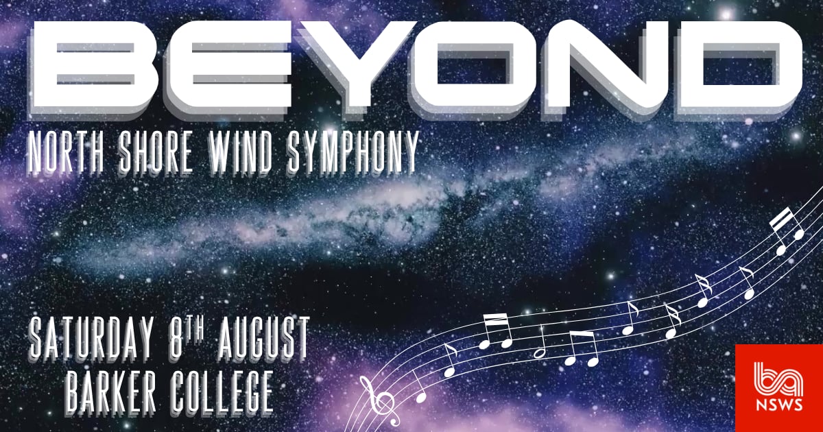 Beyond — North Shore Wind Symphony concert poster