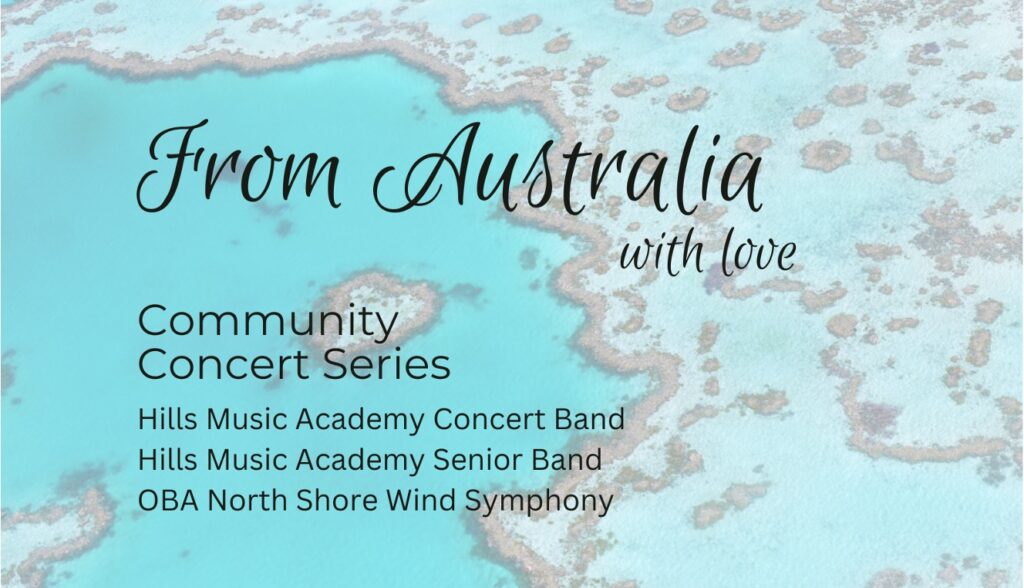 From Australia With Love concert poster