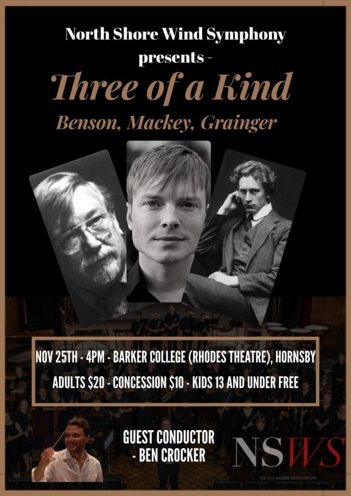 Three of a Kind concert poster