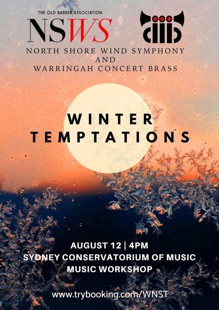 Winter Temptations concert poster